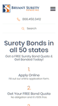 Mobile Screenshot of bryantsuretybonds.com
